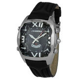 Chronotech Black Leather Watch -   -  Chronotech.